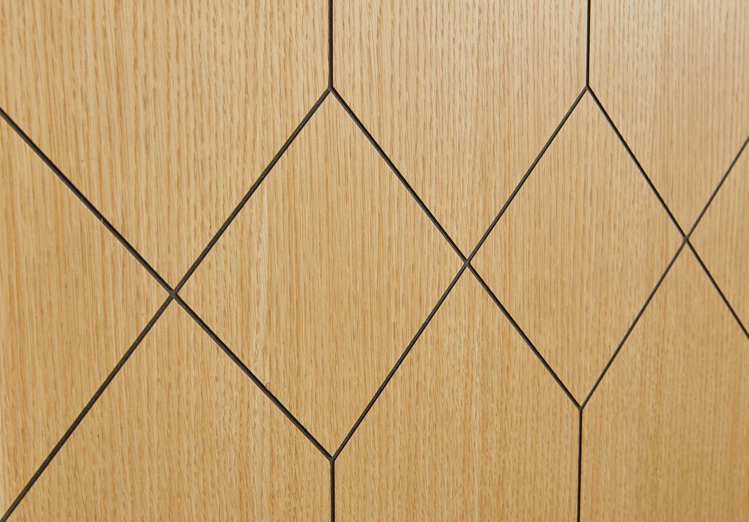 Bambu oku oak geometric wood wall panel by Element