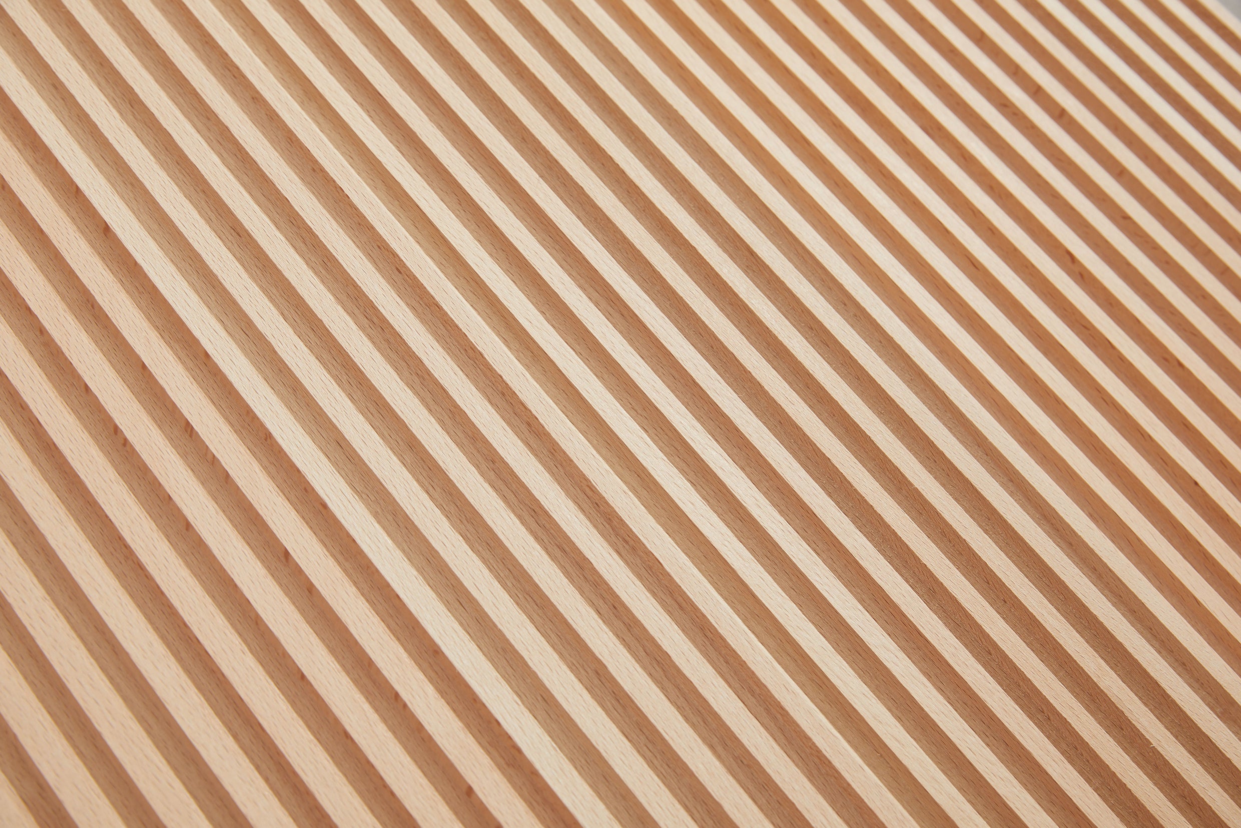 Thumbnail of Bok Beech fluted wood wall panel by Element