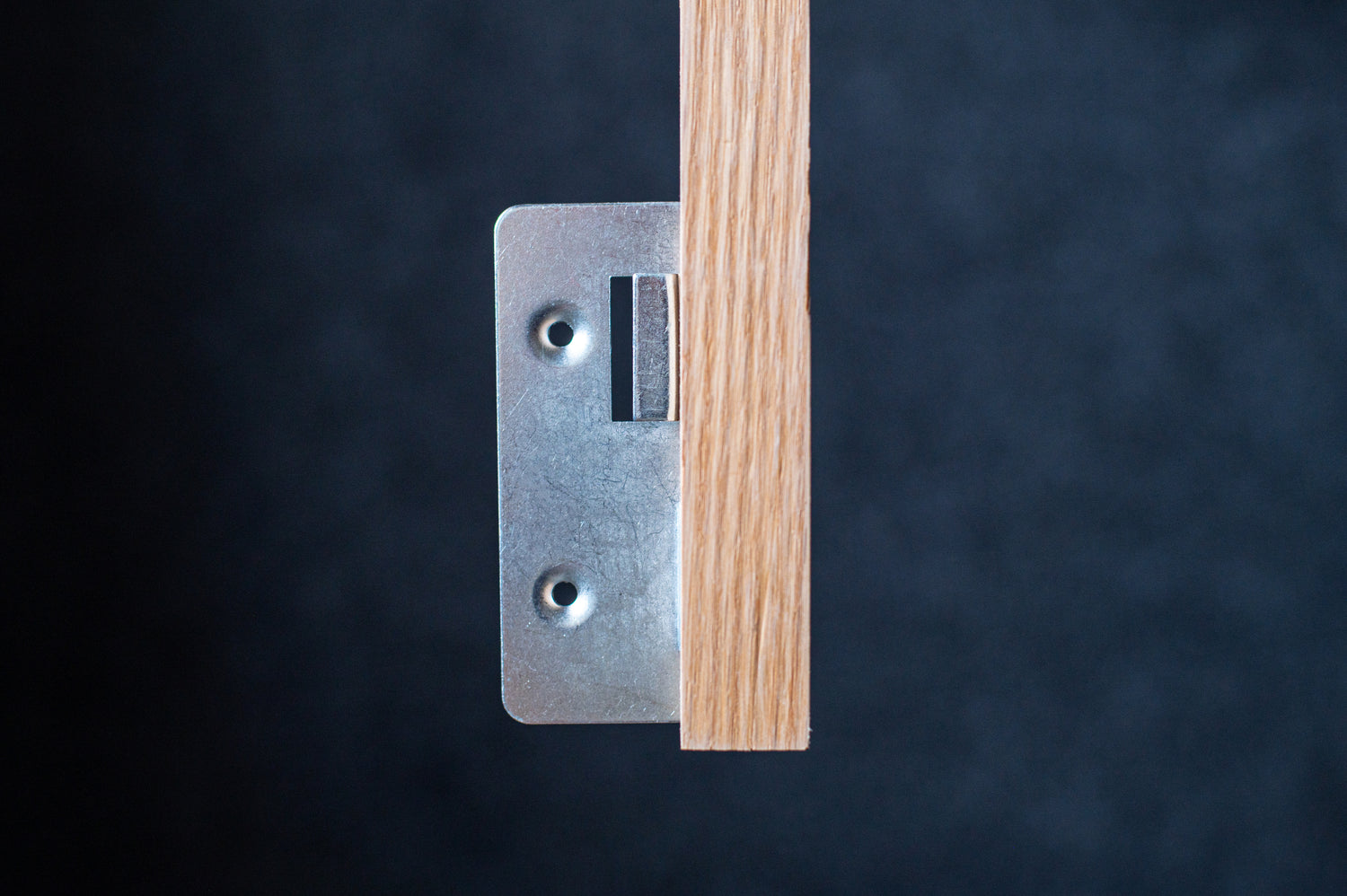 Close up metal fixing of fluted wall panel by Element