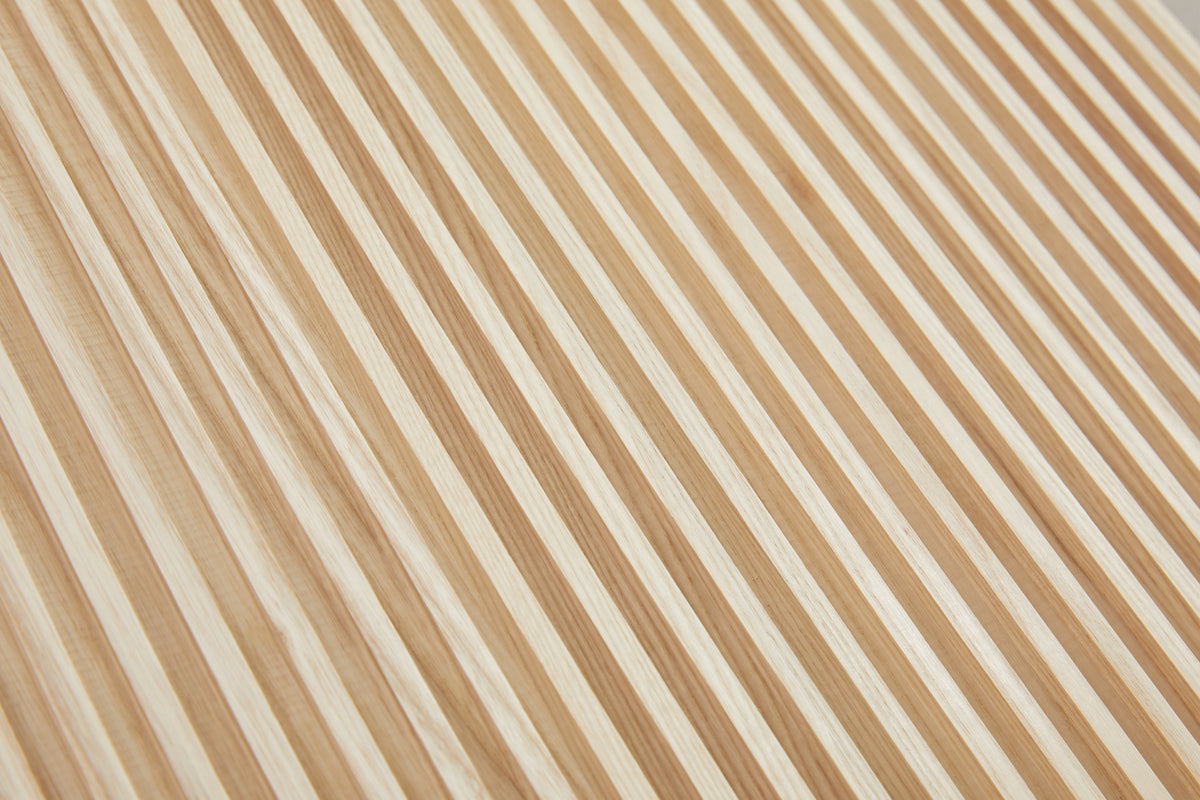 Ash Linear Solid Wood Fluted Decorative Wall Panels - Element